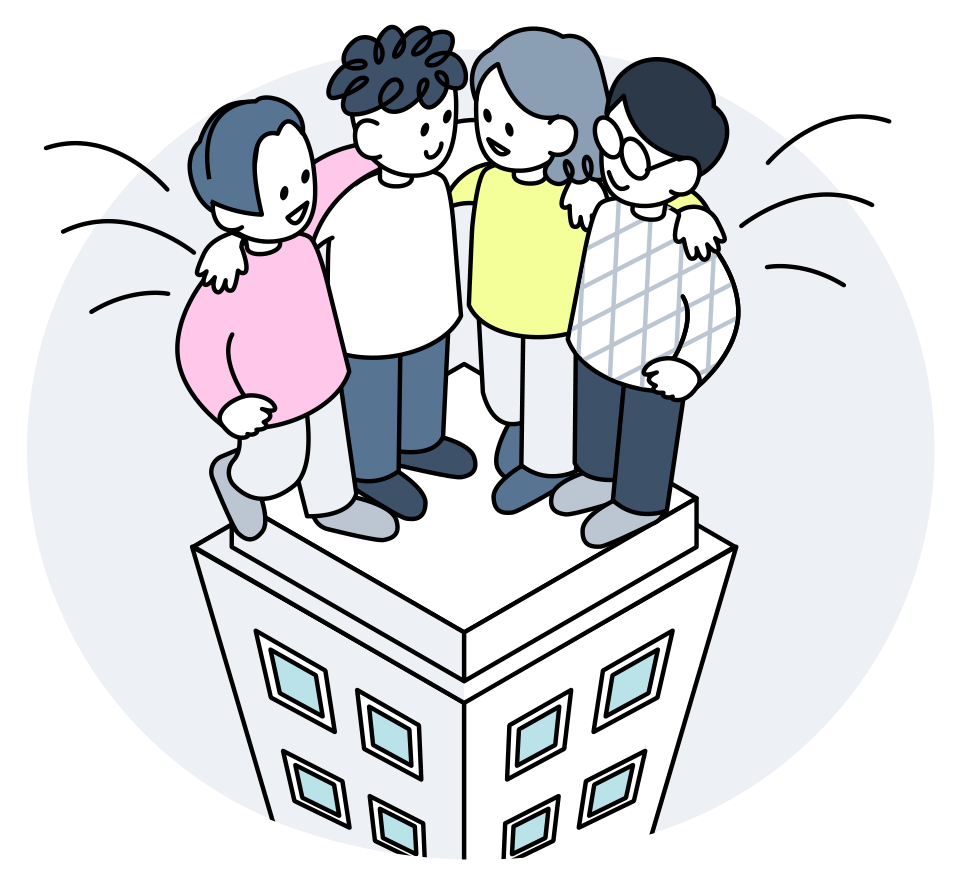 一緒に現場を知る仲間たち